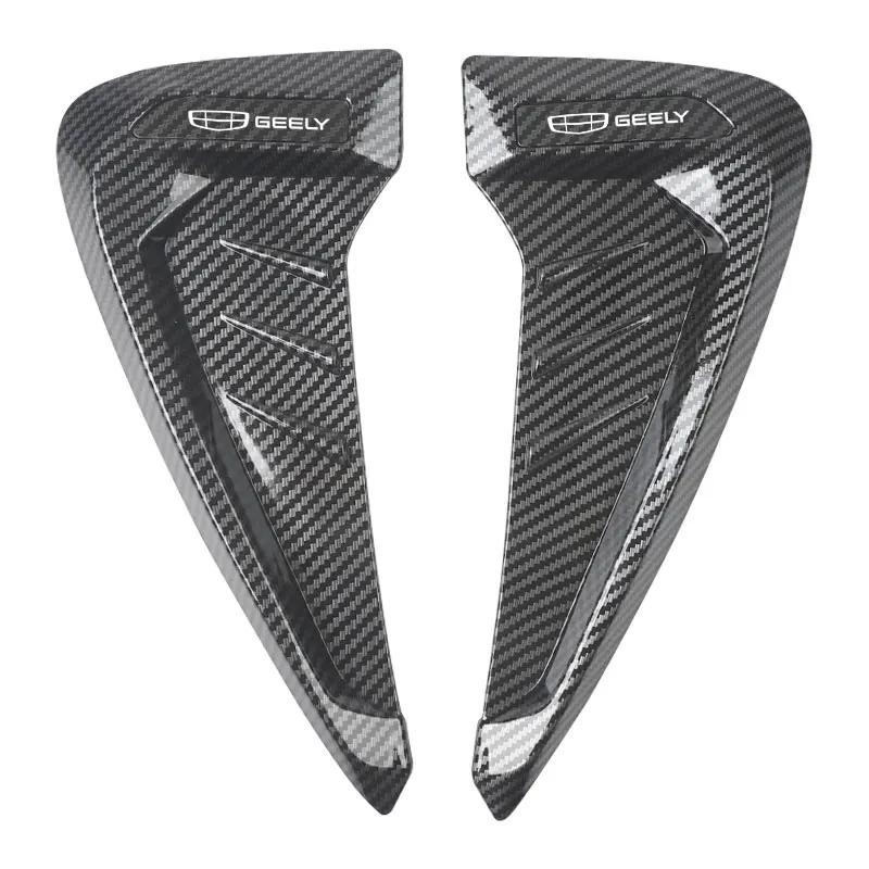 Car Shark 3D Gills Stickers Side Fender Vent Decoration Modification Hood Air Outlet Stickers For Geely Coolray Atlas Boyue NL3