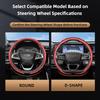 Suitable for Chery Carbon Fiber Texture Steering Wheel Cover Snap-On Wave-Shaped Sports Design Protective Shell Tiggo 2 3 4 7 8 9 Pro Max Csh 