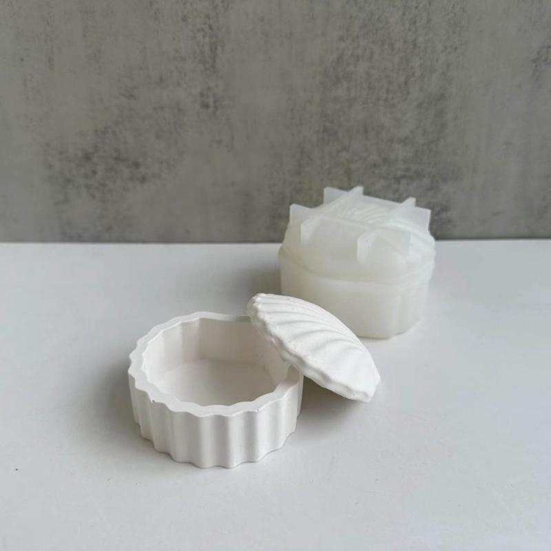 Geformte Behälter-Silikonformen, 3D-Epoxidharzform, Aufbewahrungsbox-Formen, Basteln, Schmuckherstellung