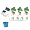 G89456 Solar Intelligent Voice Timing Automatic Flower Watering Device Lazy Plant Dripper, Specification: Double Pump 20 Sets Drop 15M Tube