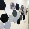 6pcs Creative Multi-functional Hexagon Felt Wall Sticker Photo Honeycomb Self-adhesive Wallpaper Home Office Boards Decoration