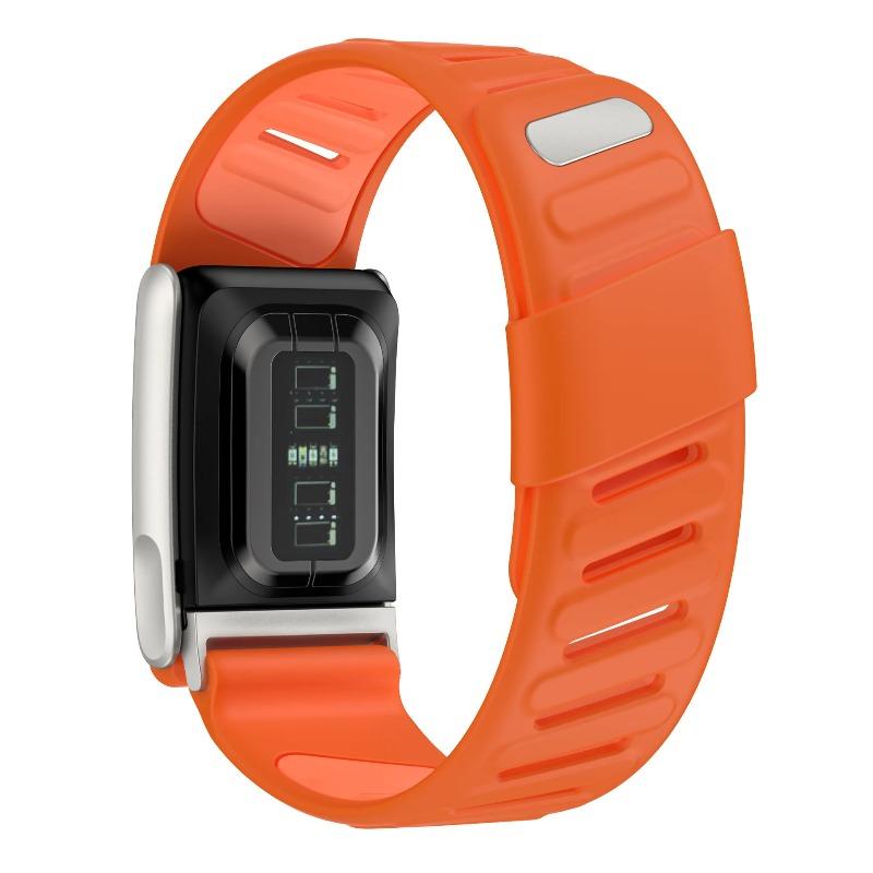 Waterproof Sports Silicone Strap for Whoop 5.0 Two-tone Replacement Wristband  with Snap Button Buckle