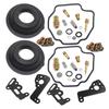 2 Sets Carburetor Repair Rebuild Kit Diaphragm Fit for Yamaha XV500 XV535 XV535S Virago 535 Accessories