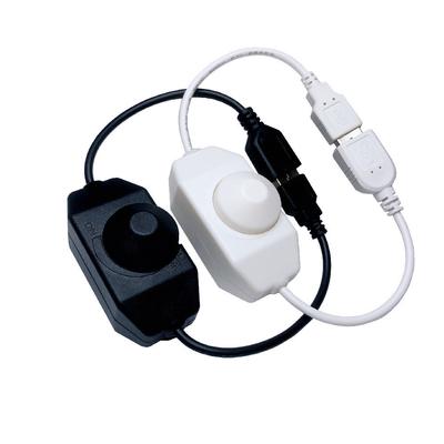 DC 5V USB LED Drehregler Dimmer DC 5V Band Helligkeitsregler Schalter Controller Stecker für 5050 3528 2835 5 Volt LED-Streifen