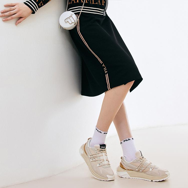 New FILA Casual Long Skirts Women's Jet Black F11W138366F-BK