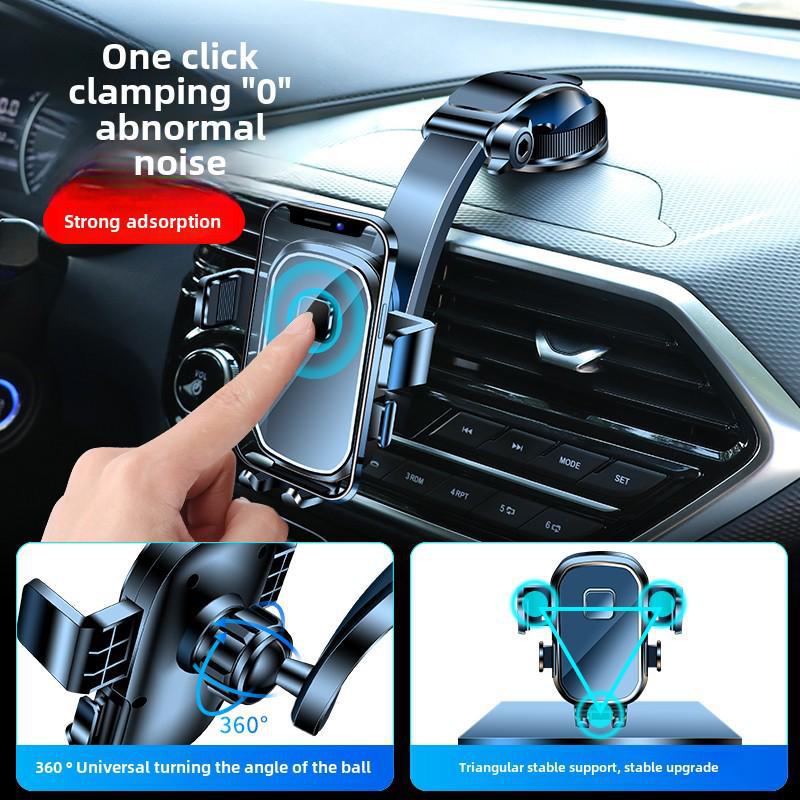 2023 Universal Car Phone Holder with Suction Cup for Stable Navigation