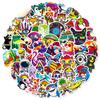 50 Street Art Hip Hop Barevné Graffiti Samolepky Trendy Street Dance Rap Dekorativní Samolepky DIY Samolepky na Motorku