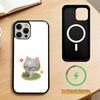 Cute Music cat   Phone Case For iPhone17,16,15,14,13,12,11 Plus,Pro Magnetic with Magsafe Wireless Charging