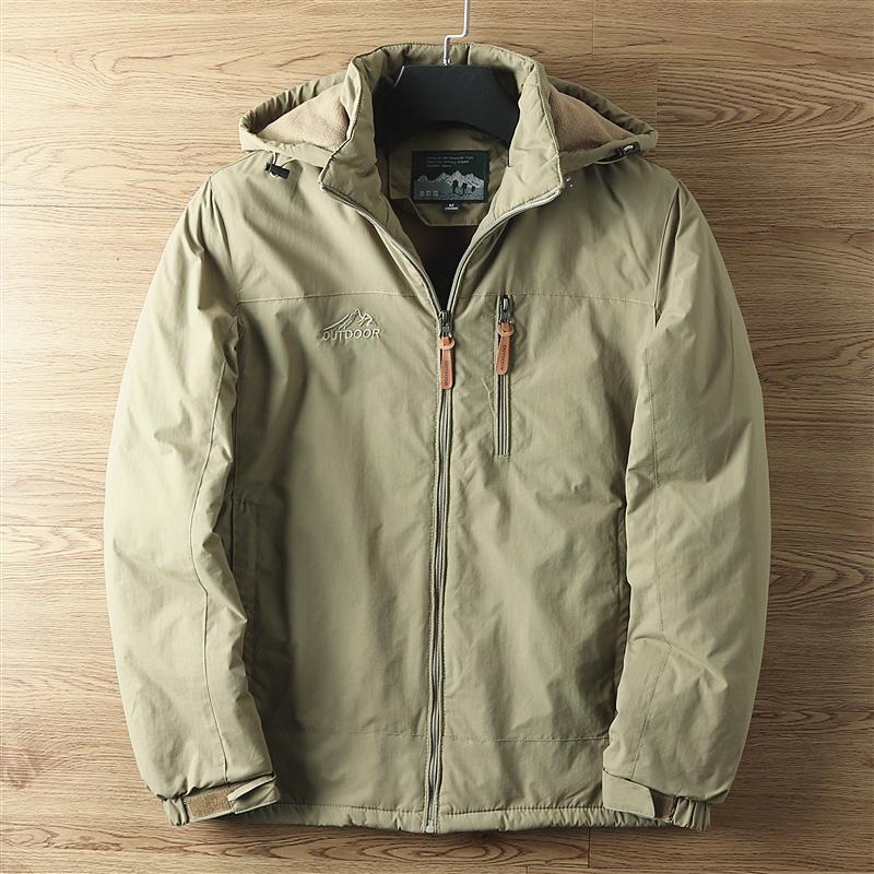 Fleece-Lined Waterproof Windproof Mountaineering Jacket