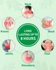 HOOPOES Neck Pain Relief Patches | Fast Acting Herbal Pain Relief Patch for Cervical, Shoulder & Muscle Pain | Hot & Cold Therapy | Long Lasting
