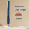 Blue Erasable Fountain Pen for Students with Refillable Heat-Erase Ink and Eraser, Ideal for Writing Practice