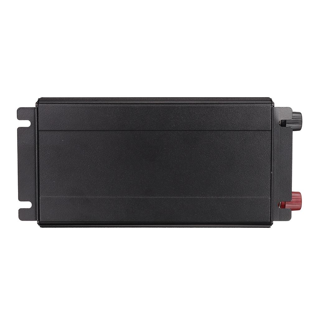 Noi invertoare solare pentru mașină DC 12V 24V la AC 220V Invertor cu undă sinusoidală pură de 1000W cu display LED Convertor de tensiune Negru