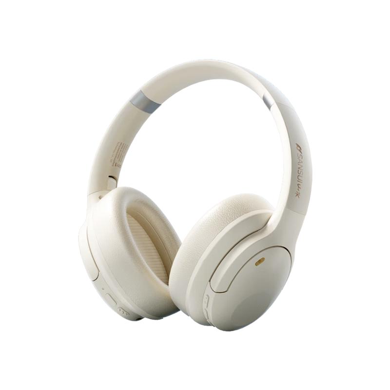 SANSUI Wireless Over-Ear Noise Cancelling Headphones