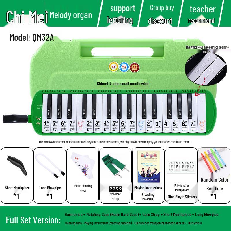Chime 32/37-Key Harmonica: Perfect for Beginners, Students, and Professionals.