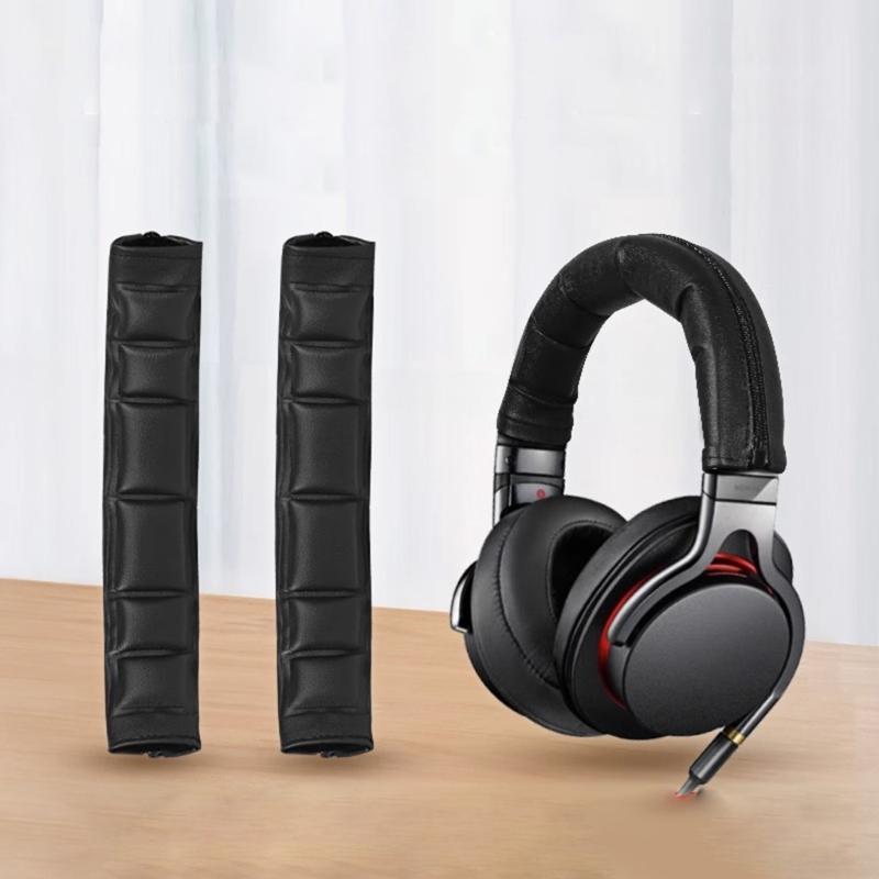 Bequemes Kopfband-Kissen Ersatz für MDR-1A Kopfhörer Kopfbügel Reißverschlussabdeckung Verbessert das Trageerlebnis