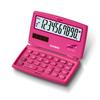 Casio Colorful Calculator Vivid Pink 10-Digit Foldable Notebook SL-C100C-RD-N