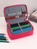 4-Layer Large-Capacity Art Pencil Case, Stationery Storage Pencil Case, Back To School Pencilcase School Supplies Pencil Cases
