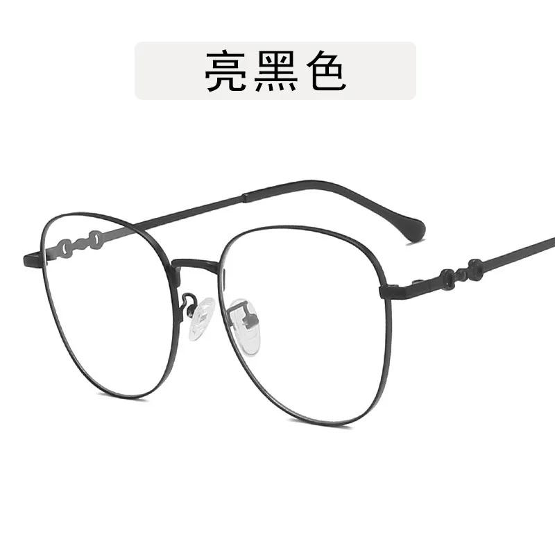 

Vintage New Oval Metal Framesd Spectacles Female Fashion Optical Grade Myopia Blocking Eye Spectacles Popular Reading Anti-blue Light Eyeglasses