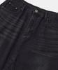 COLUMBIA UNIVERSITY Trajan Label Catwashed Denim Long Skirts_Black Jean