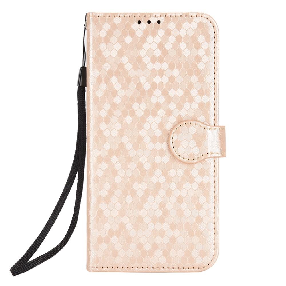 Wallet Case for 600 Lite 5G - Leather/PU, Rose Gold, With Lanyard