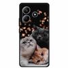 Lovely Case For Redmi Note 14 5G Cover Painted Cats Soft TPU Silicone Cover for Xiaomi Redmi Note 14 Pro Plus 5G Back Case Coque