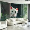 Cute Kitten Pattern Home Decor Tapestry, Wall Hanging, Decorative RV Wall Cloth.XGT0914407