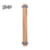 Professional Baking Tools for Pastry Rolling Pin with Thickness Rings, Ergonomic Measurement Markings Kitchen Tool, Heavy Duty Dough Roller