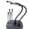 4pcs Flexible Arms PCB Holder for Electronics Repair Alligator Clip Welding Tool Soldering Third Hand with Strong Magnetic Base