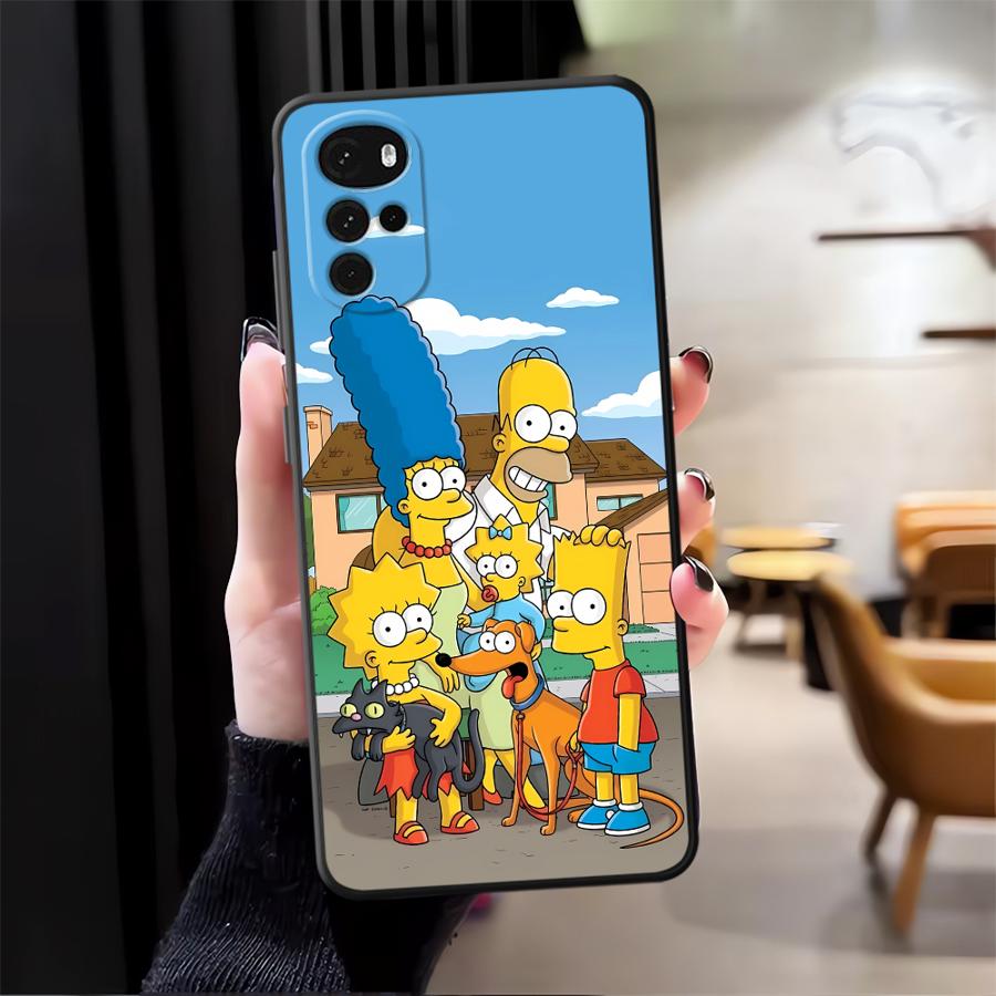 The S-simpsons Cartoon Funda Phone Cover Case for Moto X30 Pro Edge 20 30 S30 Pro