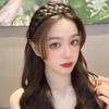 1PC Twist Wig Headbands For Women Wide Fishbone Braids Hairbands Handmade Head Hoop Hair Styling Headwear Accessories Gift