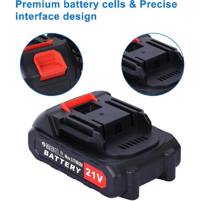 Grebest 12/21V 1500/3000mAh Weed Eater Replacement Battery, Battery for Weed Mover, High Performance Rechargeable Weed Eater Battery A 12V 1500mAh