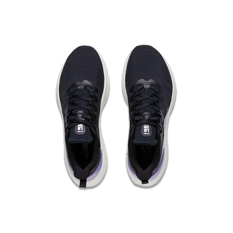 Li Ning YueYing Element Slip Resistant Abrasion Resistant Low Top Running Shoes Women's Black ARHT006-10