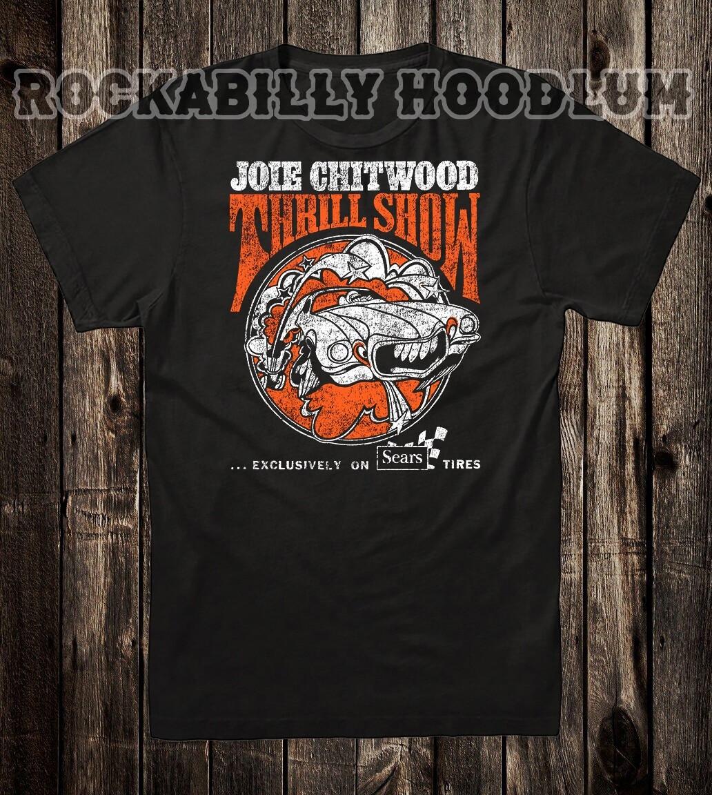 Retro Hot Rod Tee T-Shirt Speed Shop Joie Chitwood Thrillshow Stunt Driver 3XL