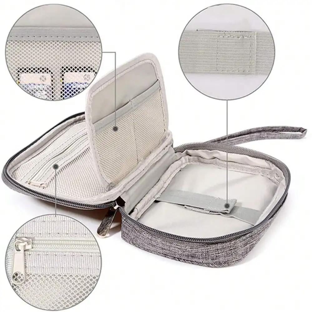 Travel Cable Organizer Pouch Electronic Accessories Carry Case Portable Waterproof Storage Bag For Cord, Charger, Phone Earphone