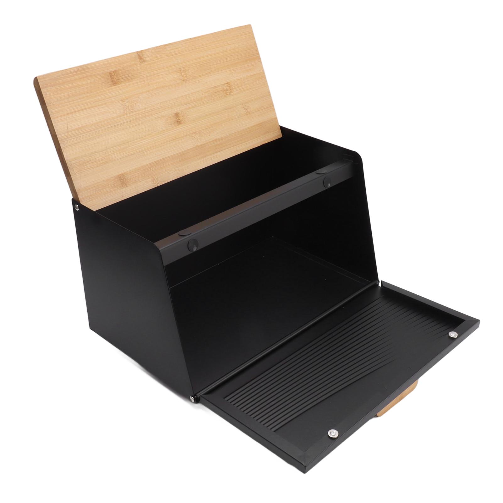 Железный Хлебный Ящик Трапециевидные Хлебницы с Крышкой Хлебница для Кухни Ресторана