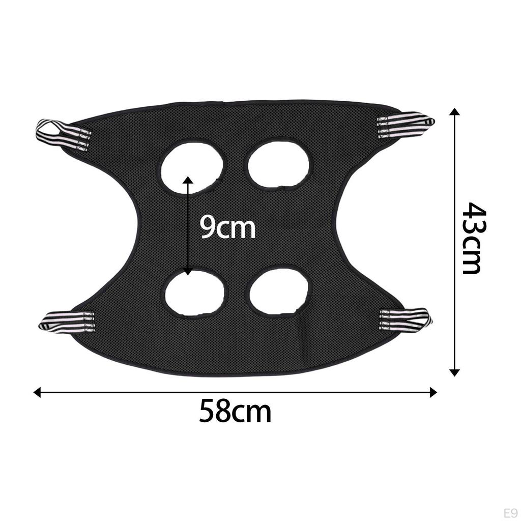 Cat Grooming Hammock Helper Restraint Towel Bag Bathing for Small Medium Dogs Nail Trimming