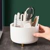 Rotating Pen Holder Large Capacity Desktop Stationery Cosmetics Storage Box Children's Desk Makeup Brush Can