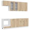 Kitchen Unit LYON 8 Pcs Sonoma Oak Engineered Wood