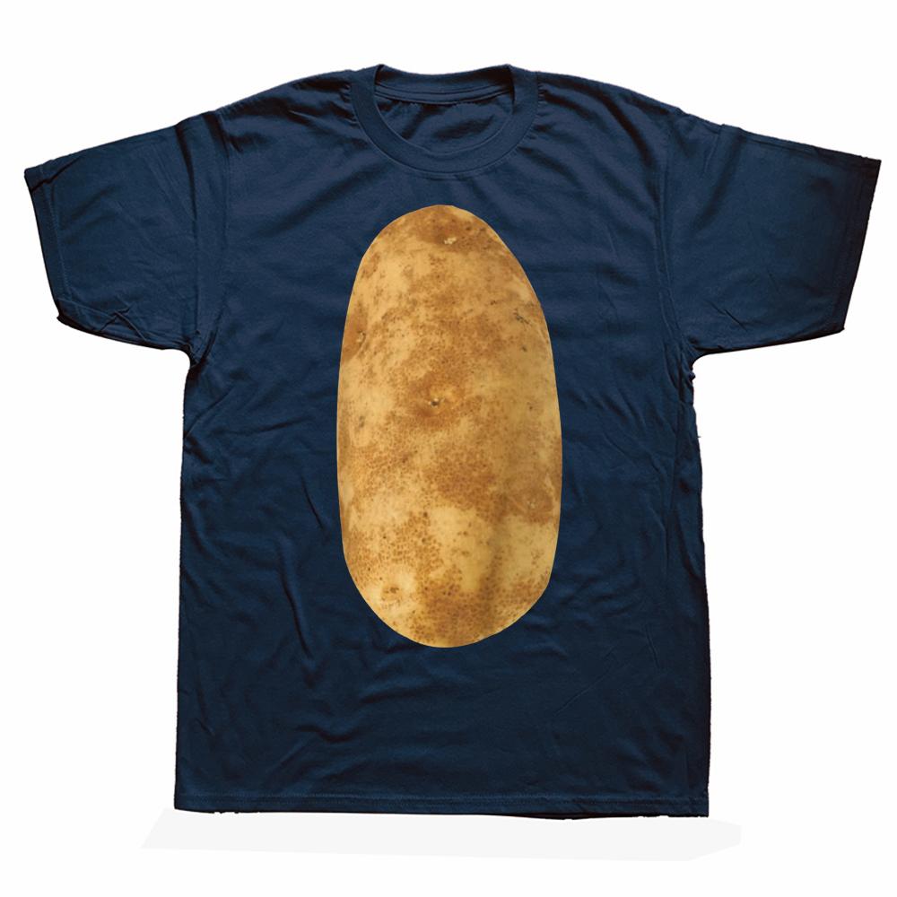 Funny Potatoes T Shirt Halloween Costume Graphic Cotton Streetwear Short Sleeve Birthday Gift Summer Style T-shirt Unisex Clothing