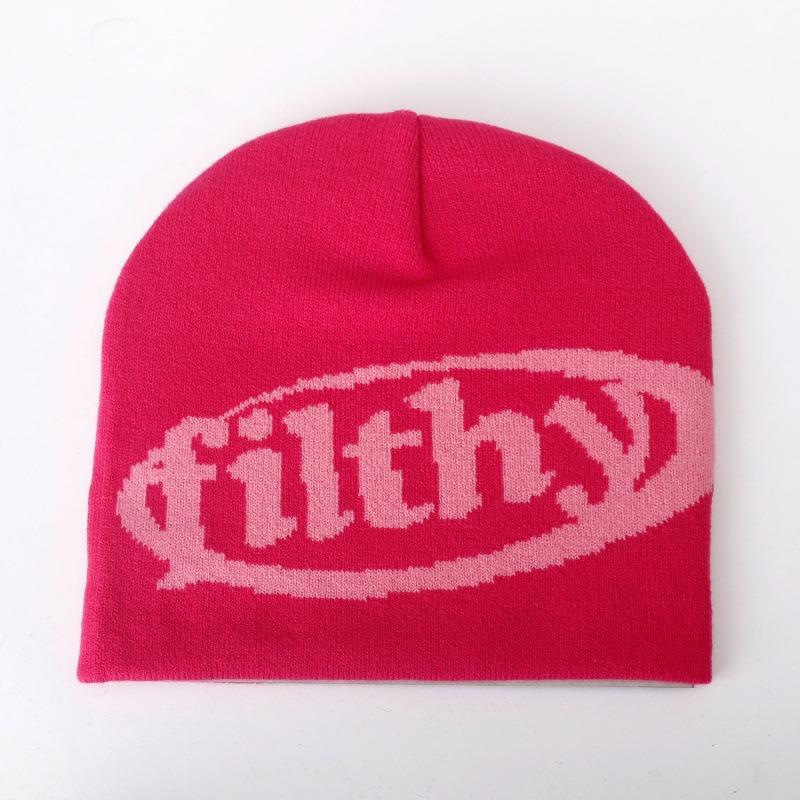 Autumn and Winter Single Product Multi-color Letter Knitted Hat Popular Hip-hop Street Hat Men's and Women's Sports and Leisure Cold Hat