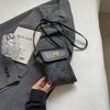 IELGY Korean Version Cute Mobile Phone Bag Fashion Lock Crossbody Casual All-Match Small Square Bag