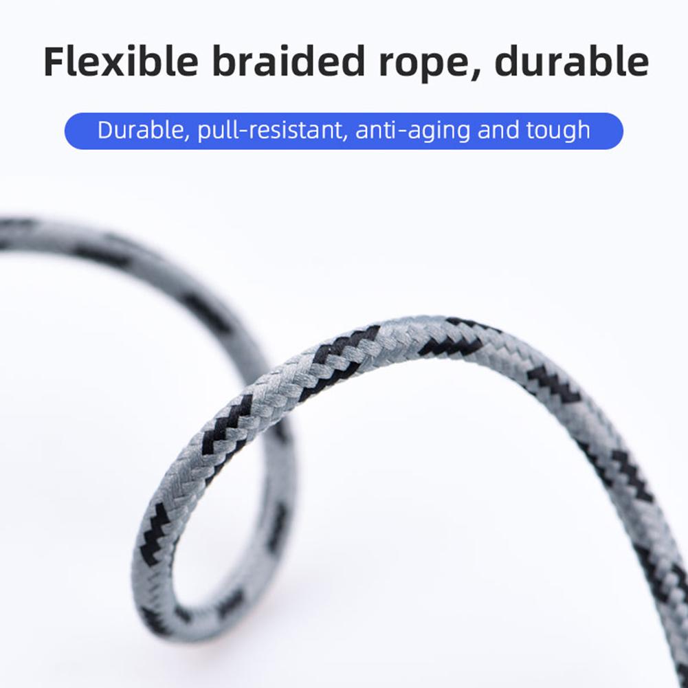 30cm Tablet Phone Extend Cable Drone Accessories Nylon Braided Remote Controller OTG Data Cable for DJI Mini 2 Mavic Air 2