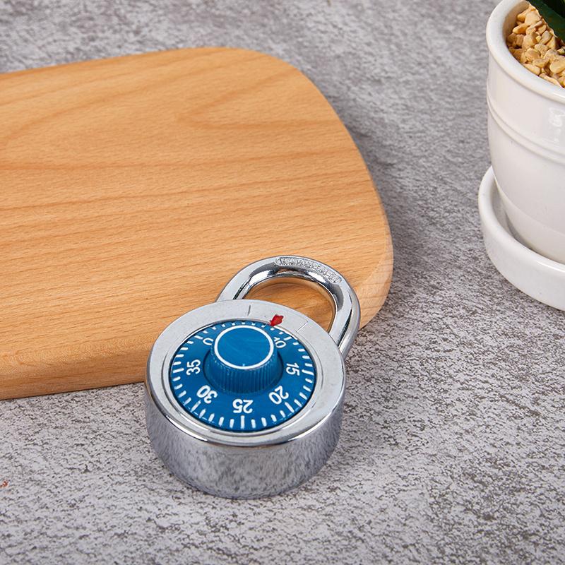 

Blue/Black Practical Turntable Password Lock Retro Turntable Metal Mini Keyless Padlock For Safe Deposit Box Drawer Locker Small синий