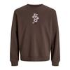 Jack And Jones Mens Embroidered Daisy Sweatshirt