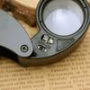 Elderly Reading Magnifier with LED Folding Magnifying Glass for Books Newspapers and Small Print Observation