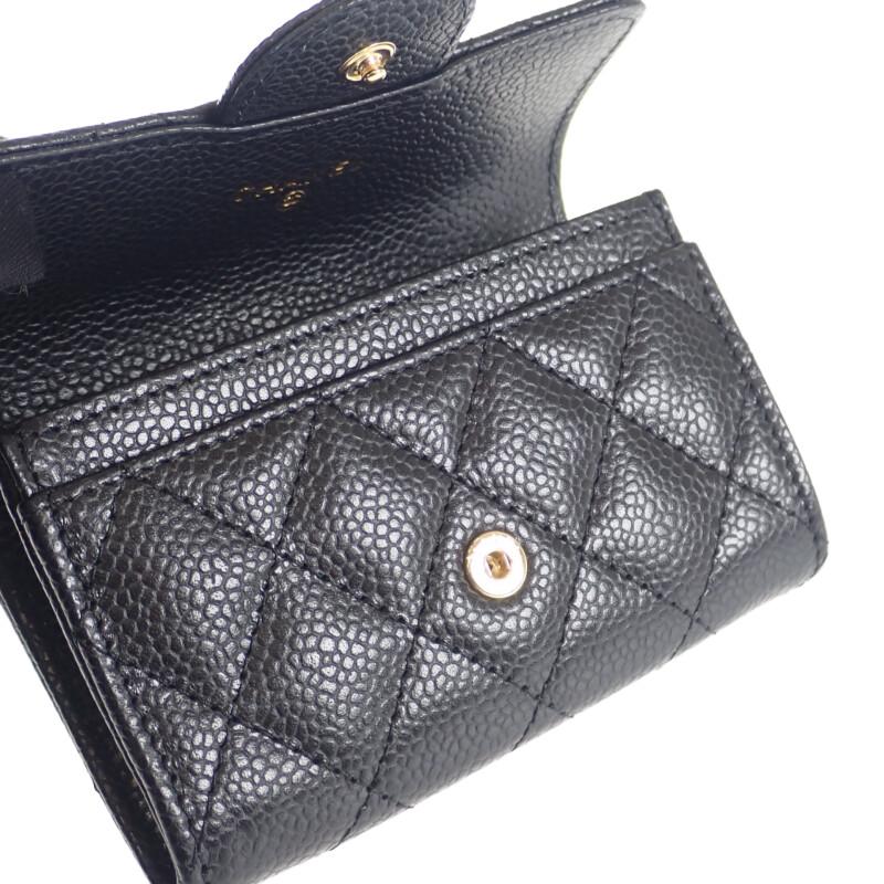 CHANEL  AP0214_Y01864_C3906 Card Case black Women