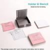 Sticky Pad Dispenser Memo Pad Organizer Sticky Note Holder Notepads Dispenser for Dorm Room Office