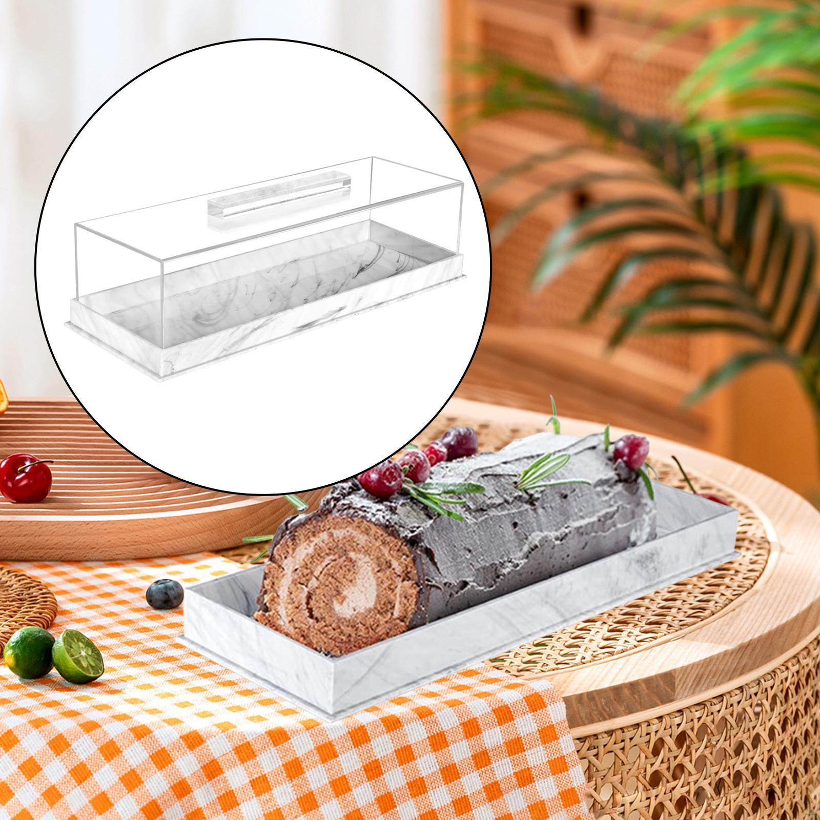 

Витрина для выпечки, подставка для торта, акриловый поднос для десерта для банкета по случаю рождения ребенка белый