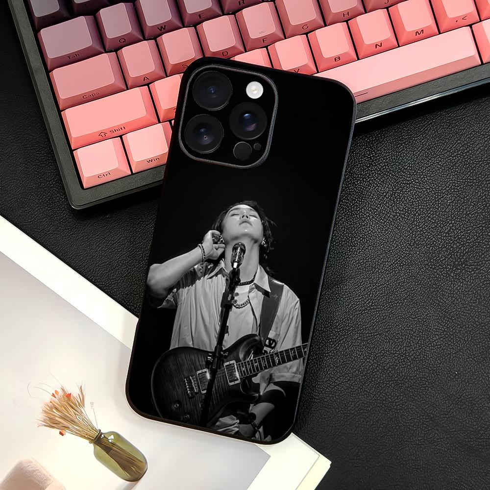A-Agust D Yoongi S-Suga Phone Case For IPhone 16 15 14 13 12 11 PRO MAX PLUS Mini TPU Soft To Skin-friendly Cover