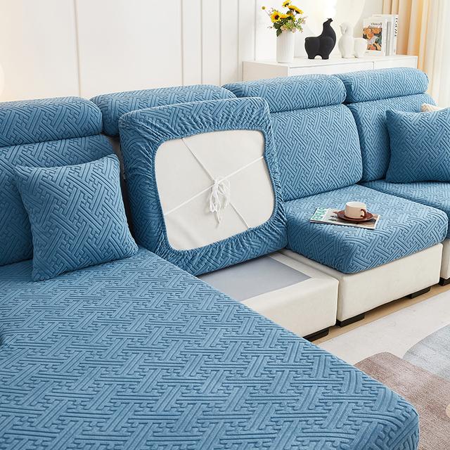 

Жаккардовый чехол-подушка на сиденье дивана для гостиной, коврик для животных и детей, чехол на стул для столовой, съемный эластичный чехол на мебель, диван 45x45cm pillowcase